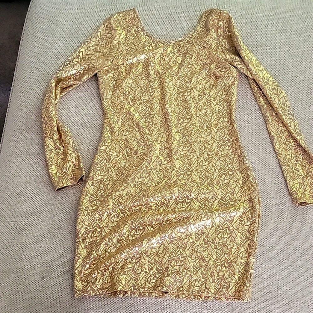 New years gold mini